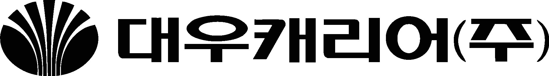 Daewoo Carrier 1985 1991 Black Logo Vector Logo